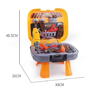 ست جعبه ابزار کارگاهی 4 در 1 کیفی کودک Tools Case 4 in 1-اسباب بازی